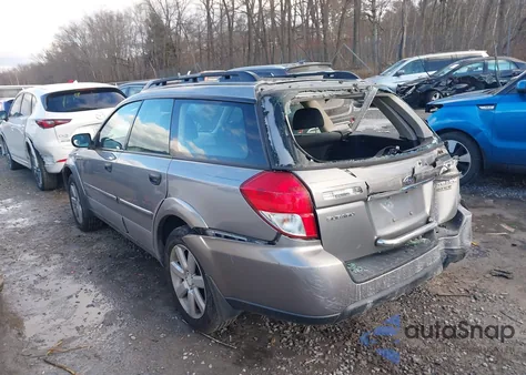 2008 Subaru Outback 2.5I/2.5I L.l. Bean Edition из США, поврежденный, VIN 4S4BP61CX87349584